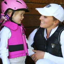 Tipperary Ride-Lite Youth Vest -Equestrian Supplies Sales Store 20830 pink lifestyle