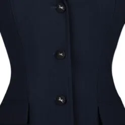 RJ Classics Monterey Orange Label Show Coat -Equestrian Supplies Sales Store 21120 navy buttons