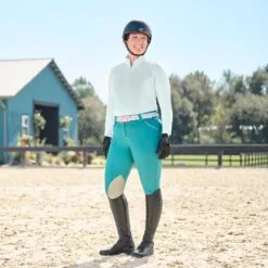 Piper Evolution Mid-rise Breeches By SmartPak - Knee Patch - Clearance! -Equestrian Supplies Sales Store 21b nfs 29332 33430 lightdarkeucalyptus digital 3760