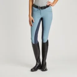 Hadley Mid-Rise Breeches By SmartPak - Full Seat - Clearance! -Equestrian Supplies Sales Store 24690 slateblue 1
