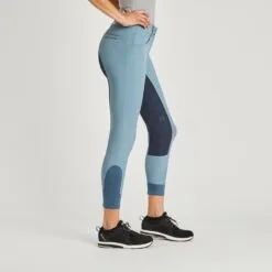 Hadley Mid-Rise Breeches By SmartPak - Full Seat - Clearance! -Equestrian Supplies Sales Store 24690 slateblue 2