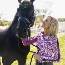 Kastel Signature 1/4 Zip Sun Shirt - Clearance! -Equestrian Supplies Sales Store 25122 springfoliageberry l1