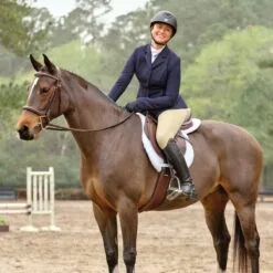 Piper Softshell Show Coat II By SmartPak -Equestrian Supplies Sales Store 26409 navy 23986 pawsprint 25633 tantanpatch 9371