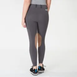 Piper Tan Patch Low-Rise Side Zip Breeches By SmartPak -Equestrian Supplies Sales Store 27140 charcoaltanpatch bom 0562