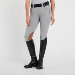 Piper Tan Patch Low-Rise Side Zip Breeches By SmartPak -Equestrian Supplies Sales Store 27140 warmgreytan 1