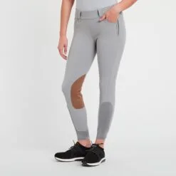 Piper Tan Patch Low-Rise Side Zip Breeches By SmartPak -Equestrian Supplies Sales Store 27140 warmgreytan 2