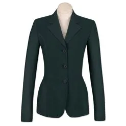 RJ Classics Harmony Grey Label Mesh Show Coat -Equestrian Supplies Sales Store 29091 greengables front silo