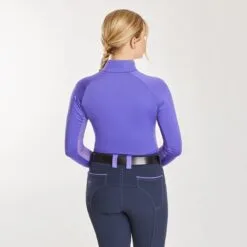 Piper SmartCore&trade; Long Sleeve ¼ Zip Sun Shirt- Clearance! -Equestrian Supplies Sales Store 29332 darkiris 2