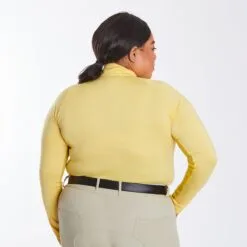 Piper SmartCore&trade; Long Sleeve ¼ Zip Sun Shirt- Clearance! -Equestrian Supplies Sales Store 29332 lemon 25403