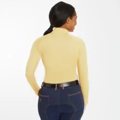 Piper SmartCore&trade; Long Sleeve ¼ Zip Sun Shirt- Clearance! -Equestrian Supplies Sales Store 29332 lemonyellow 4316