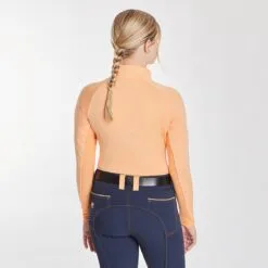 Piper SmartCore&trade; Long Sleeve ¼ Zip Sun Shirt- Clearance! -Equestrian Supplies Sales Store 29332 melon 2