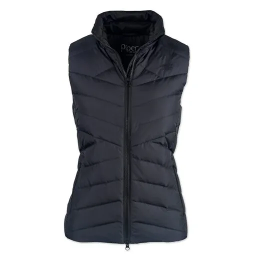 Piper Down Vest By SmartPak -Equestrian Supplies Sales Store 30464 black front