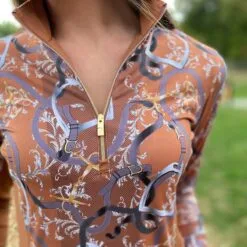Arista Performance 1/4 Zip - Clearance! -Equestrian Supplies Sales Store 30923 elegancerusticgold 6