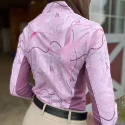 Arista Performance 1/4 Zip - Clearance! -Equestrian Supplies Sales Store 30923 ridepinkpaisley 1