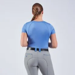 Piper SmartCore&trade; Short Sleeve Crew Neck Sun Shirt - Clearance! -Equestrian Supplies Sales Store 31291 darkperiwinkle 1743