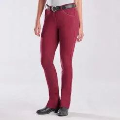 Piper Knit Mid-Rise Boot Cut Breeches By SmartPak - Knee Patch - Clearance! 15 Piper Knit Mid-Rise Boot Cut Breeches By SmartPak - Knee Patch - Clearance! -Equestrian Supplies Sales Store 31466 merlot charcoal 8467