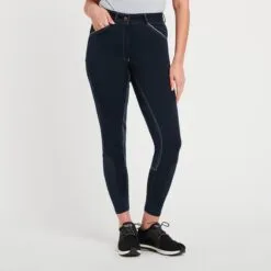 Piper Original High-Rise Breeches By SmartPak - Full Seat 16 Piper Original High-Rise Breeches By SmartPak - Full Seat -Equestrian Supplies Sales Store 31471 navylightgrey 3