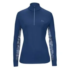 RJ Classics Ella Long Sleeve W/ 37.5&reg; Temperature Regulating Technology - Clearance! -Equestrian Supplies Sales Store 31619 medievalblue 1
