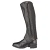 Leather Half Chap -Equestrian Supplies Sales Store 31671 black 1