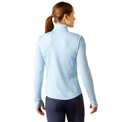 Ariat Gridwork 1/4 Zip Baselayer -Equestrian Supplies Sales Store 32207 cotedazure 3