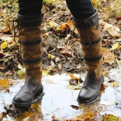 TuffRider Ladies Lexington Waterproof Tall Country Boots -Equestrian Supplies Sales Store 32880 chocolate lifestyle 1