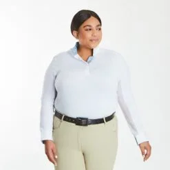 Hadley Performance Long Sleeve Show Shirt - Clearance! -Equestrian Supplies Sales Store 33033 bitsstirrups 25203