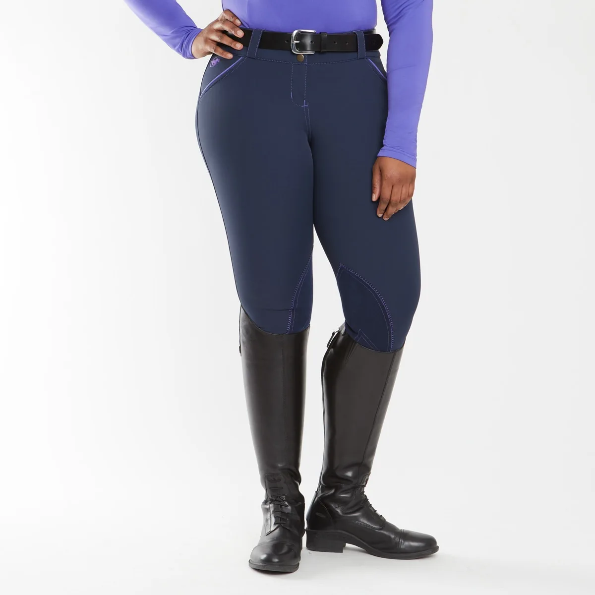 Piper Evolution Breeches By SmartPak - Knee Patch - Clearance! 3 Piper Evolution Breeches By SmartPak - Knee Patch - Clearance!
