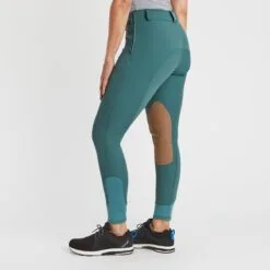 Hadley Mid-Rise Side Zip Breeches By SmartPak - Knee Patch - Clearance! -Equestrian Supplies Sales Store 33065 darkemerald 11958