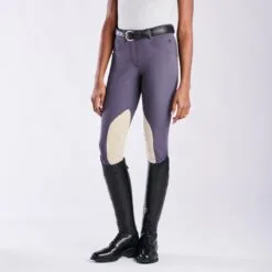 Hadley High-Rise Breeches By SmartPak - Knee Patch - Clearance! -Equestrian Supplies Sales Store 33067 charcoal tan bom1620