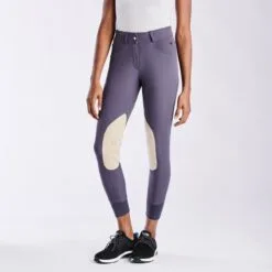 Hadley High-Rise Breeches By SmartPak - Knee Patch - Clearance! -Equestrian Supplies Sales Store 33067 charcoal tan bom1623