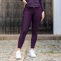 LeMieux Pull On Full Seat Silicone Breeches - Clearance! 12 LeMieux Pull On Full Seat Silicone Breeches - Clearance! -Equestrian Supplies Sales Store 33308 aubergine l1