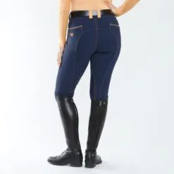 Piper Evolution Mid-rise Breeches By SmartPak - Knee Patch - Clearance! -Equestrian Supplies Sales Store 33430 navymelon 17067