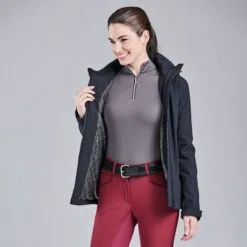 Hadley Waterproof Winter Insulated Jacket By SmartPak -Equestrian Supplies Sales Store 33434 black 25903 charcoalmineralgrey 24691 merlot 8048