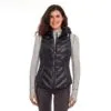 Goode Rider Power Luxe Vest -Equestrian Supplies Sales Store 33670 blackstripe front