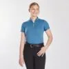 Hadley SunShield 1/4 Zip Short Sleeve By SmartPak - Clearance! -Equestrian Supplies Sales Store 33993 darkharborblue 1