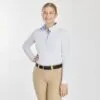 Piper Printed Mesh Long Sleeve Show Shirt By SmartPak - Clearance! -Equestrian Supplies Sales Store 34001 floral 1