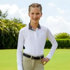 RJ Classics Maddie Jr Long Sleeve Show Shirt W/ 37.5 Temperature Regulating Technology - Clearance! -Equestrian Supplies Sales Store 34066 flipflops 1