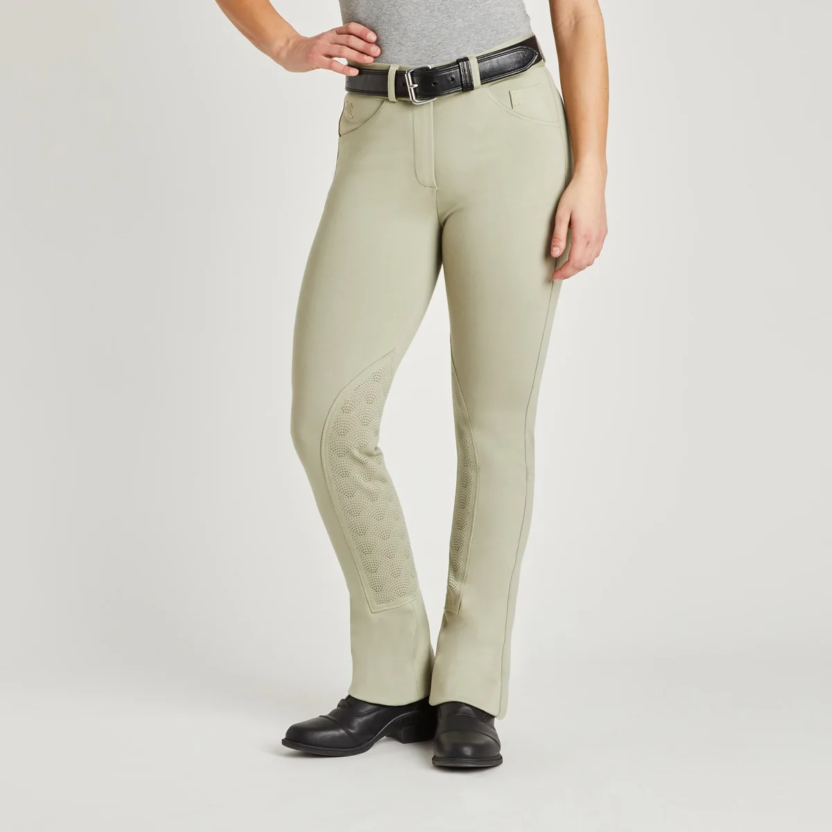 Piper Knit Mid-Rise Boot Cut Breeches By SmartPak - Knee Patch - Clearance! 7 Piper Knit Mid-Rise Boot Cut Breeches By SmartPak - Knee Patch - Clearance! - Image 5