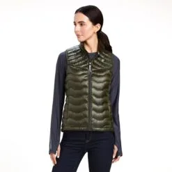 Ariat Ideal Down Vest - Clearance! -Equestrian Supplies Sales Store 34573 forestmist 1
