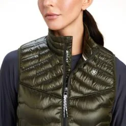 Ariat Ideal Down Vest - Clearance! -Equestrian Supplies Sales Store 34573 forestmist 2