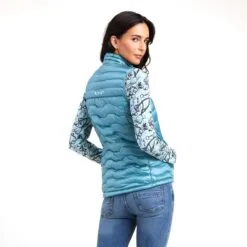 Ariat Ideal Down Vest - Clearance! -Equestrian Supplies Sales Store 34573 iridescentarctic 3