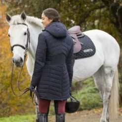 Kerrits Warm Wrap Insulated Parka -Equestrian Supplies Sales Store 34661 black l2