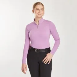 Hadley Sunshield 1/4 Zip Printed Long Sleeve By SmartPak - Clearance!
