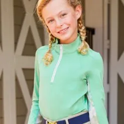RJ Classics Lyla Jr Sun Shirt W/ 37.5 Temperature Regulating Technology - Clearance! -Equestrian Supplies Sales Store 35348 grasshopper 1