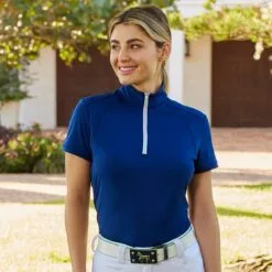 RJ Classics Sasha Short Sleeve Sun Shirt W/ 37.5 Temperature Regulating Technology - Clearance! 18 RJ Classics Sasha Short Sleeve Sun Shirt W/ 37.5 Temperature Regulating Technology - Clearance! -Equestrian Supplies Sales Store 35351 bluesapphire l1