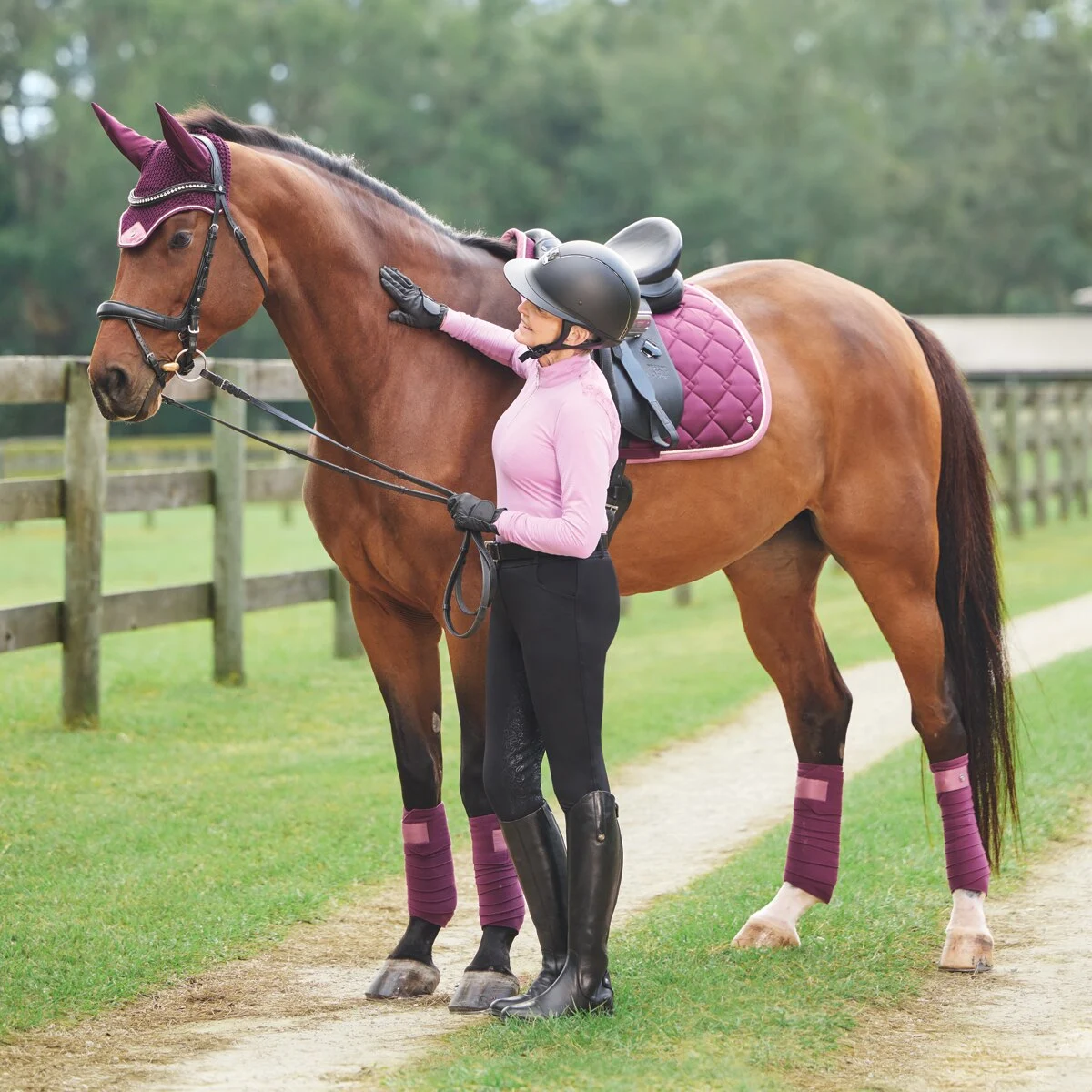 Hadley Sunshield 1/4 Zip Printed Long Sleeve By SmartPak - Clearance! - Image 5